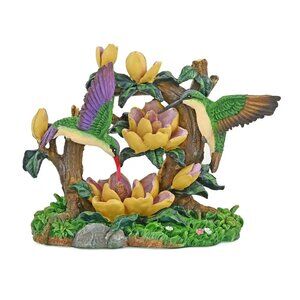 NEW Hand Painted Resin Figurine Hummingbird - 4.5 in.